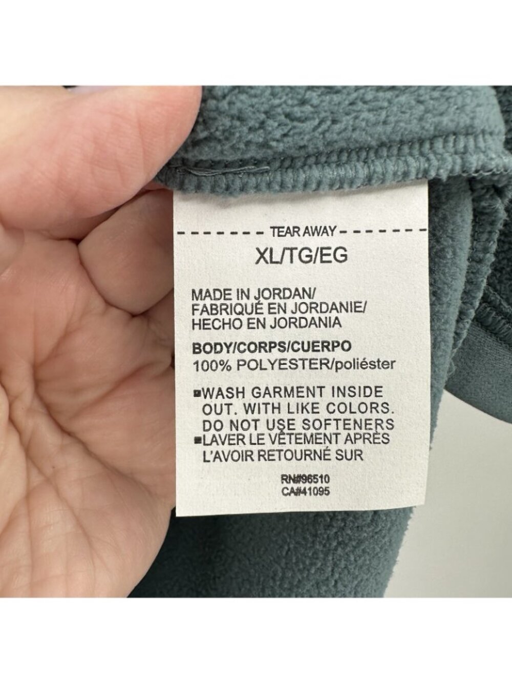 UNDER ARMOUR FLEECE HALF ZIP sweatshirt jasper blue XL loose fit athleisure - Picture 10 of 10
